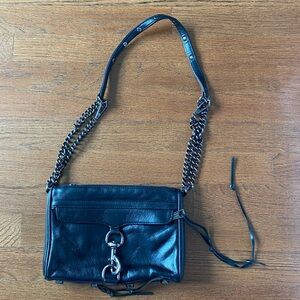 Rebecca Minkoff Black Leather Crossbody Bag